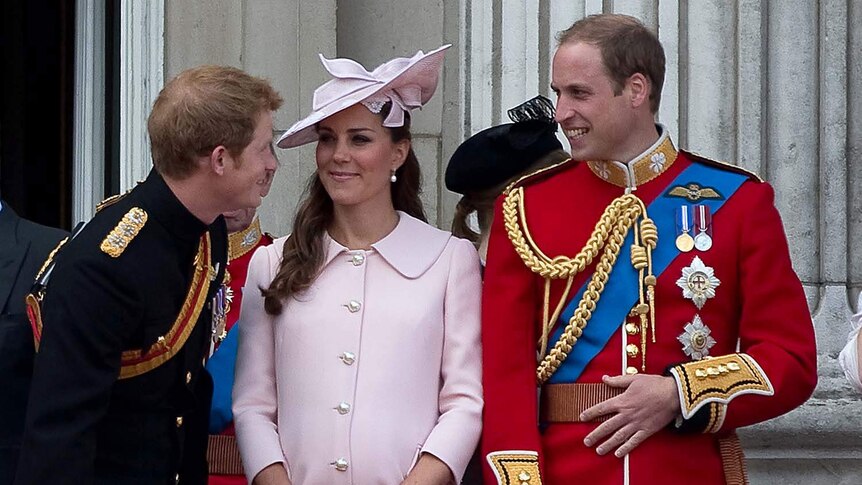 Prince Harry, Catherine, Duchess of Cambridge and Prince William