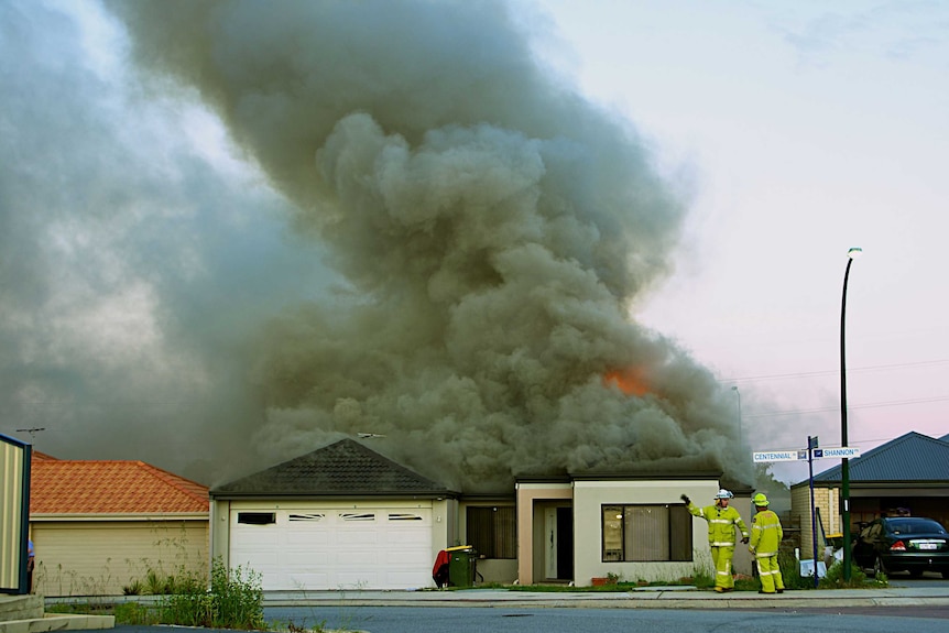 Fire crews called to a house fire in Bertram