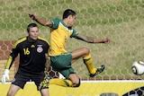 Tim Cahill says the Socceroos are building towards a peak at the World Cup.