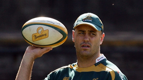 Crumbling under pressure ... Sharpe said the Springboks line-out is a tough one to counter.