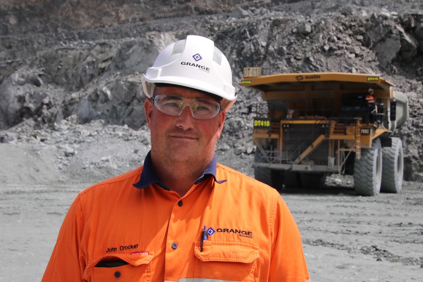 John Crockett at the Savage River mine.