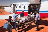 The RFDS helps transport people from the bush