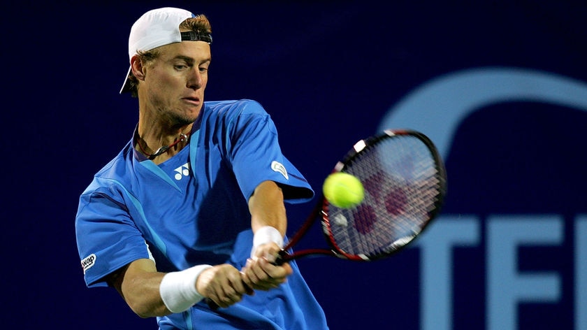 Lleyton Hewitt... bundled out before the quarter-finals (File photo).