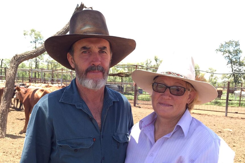 Graziers Bruce and Annette Currie are concerned at the impact of mining on their underground water supply.