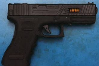 A replica pistol.