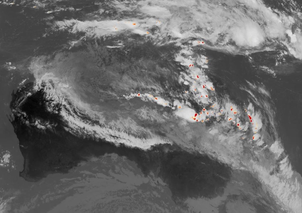 weather satellite image