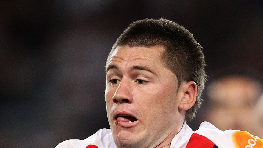 Bouncing back ... Shaun Kenny-Dowall suffered a lacerated kidney in training.