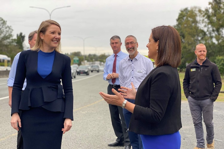 LNP Candidate Ms Day, Mr Mander, Mr Hooper and Ms Frecklington.