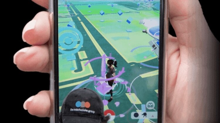 Thalia's screen featuring Pokemon Go