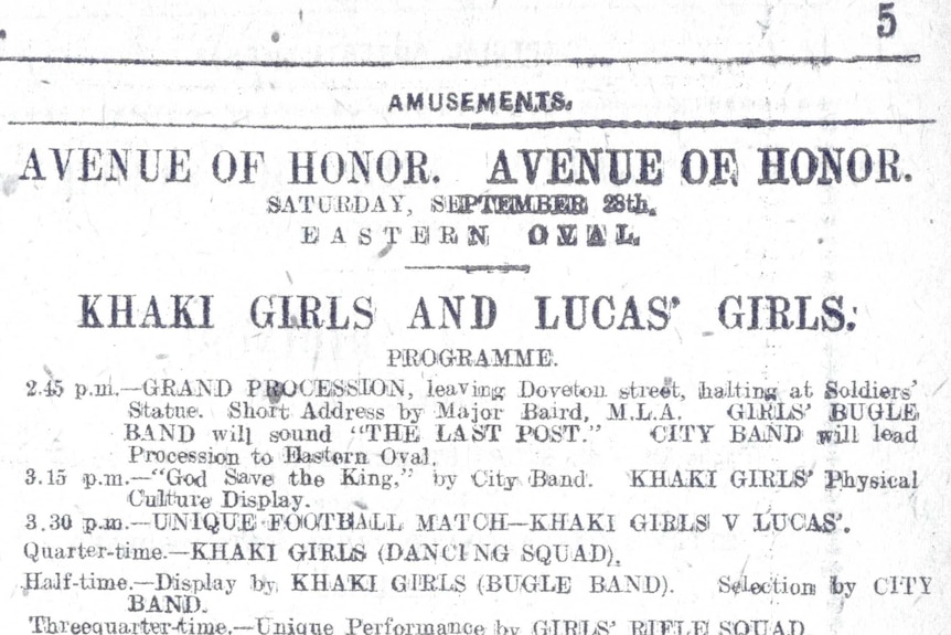 A newspaper clipping for the Ballarat Star