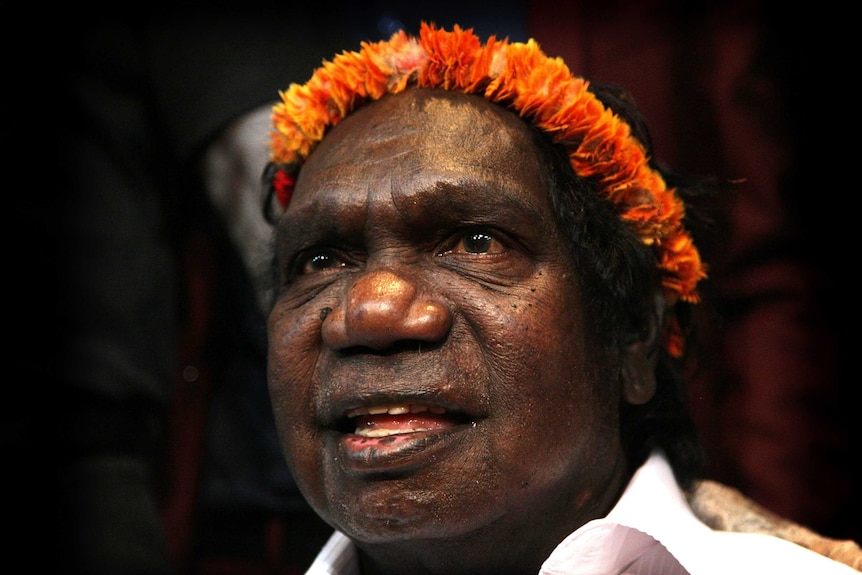 Mr Yunupingu at the ARIAs