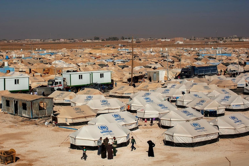 The Zaatari camp in the Jordanian city of Mafraq