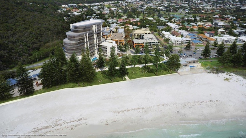Artist's impression of potential Middleton Beach development in Albany.