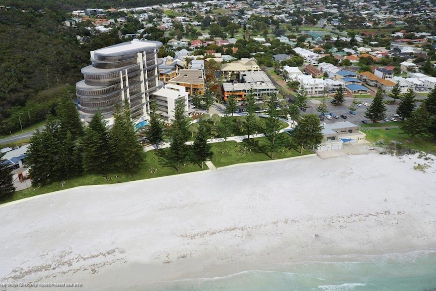 Artist's impression of potential Middleton Beach development in Albany.