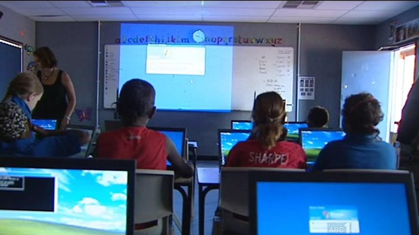 Students in a Northern Territory classroom.