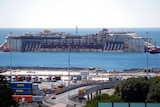 Costa Concordia wreck arrives at Genoa