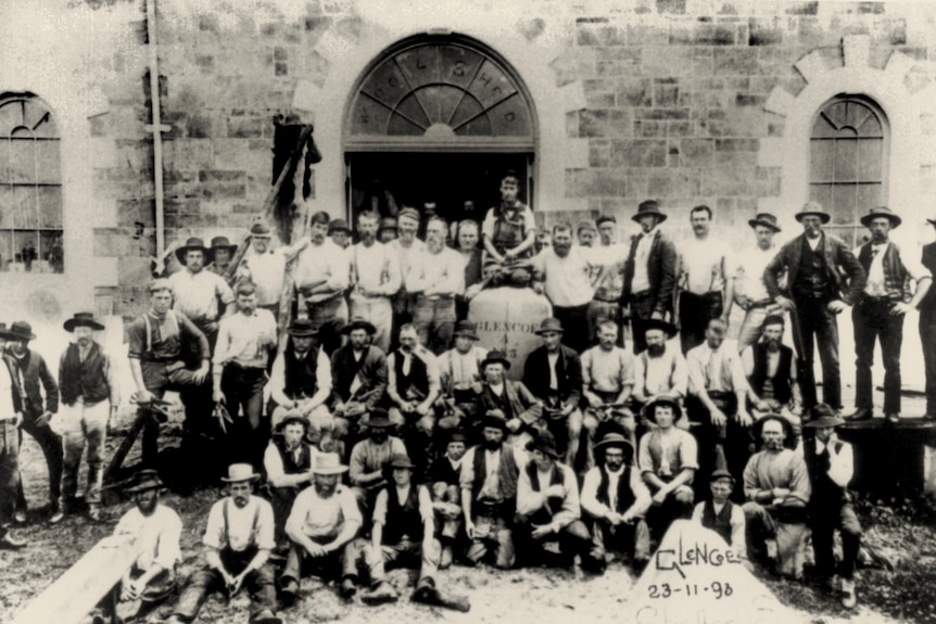 Shearers in Glencoe 1898