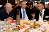 Tony Abbott and Bass candidate Andrew Nikolic in Launceston