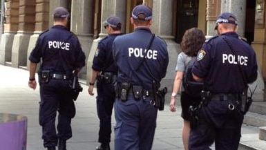 Police on the beat in Sydney's Martin Place