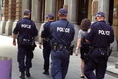 Police on the beat in Sydney's Martin Place