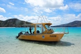 A boat on the Lizard Island