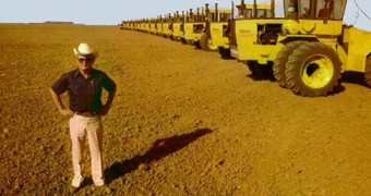 Jack Fletcher and his tractors