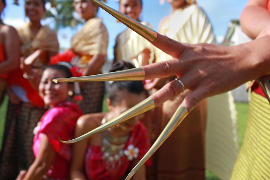 traditional Thai fingernails for cultural dance