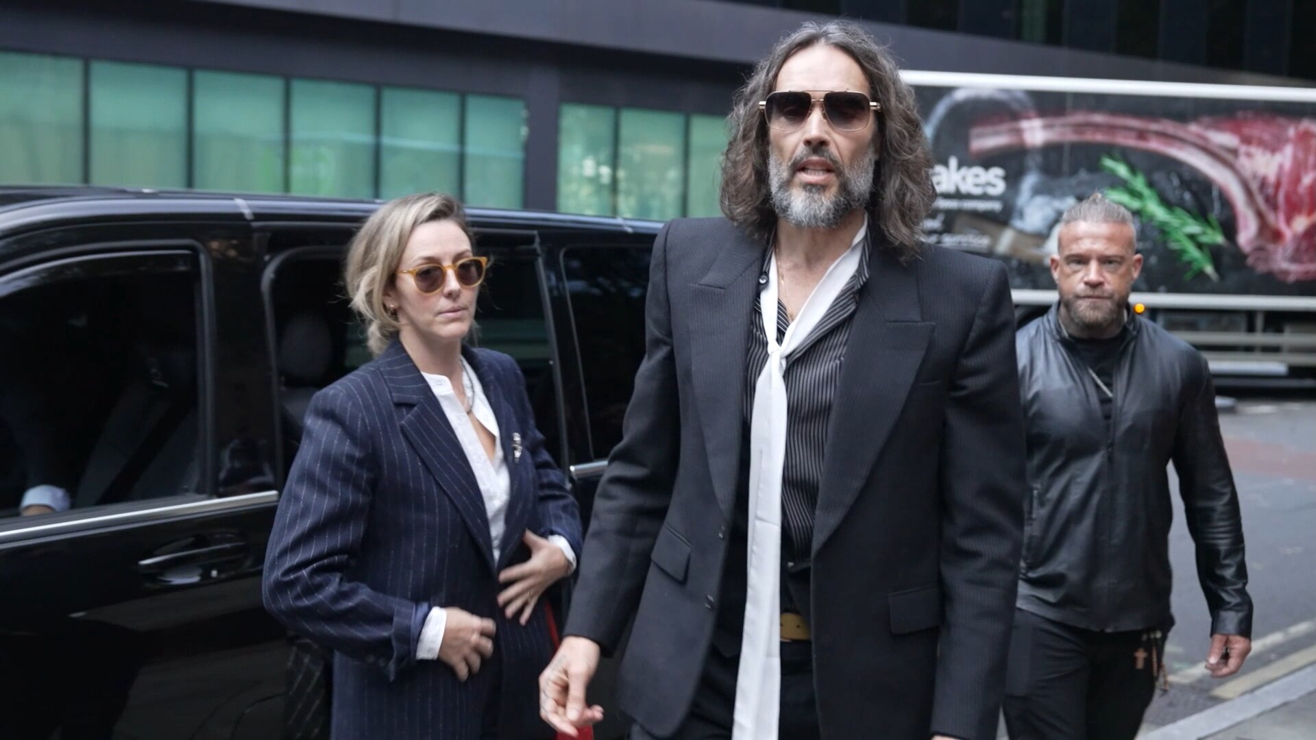 Russell Brand arrives at court - ABC News