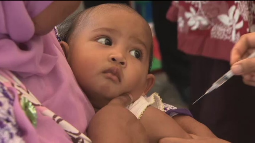 Vaccinations for Indonesian babies