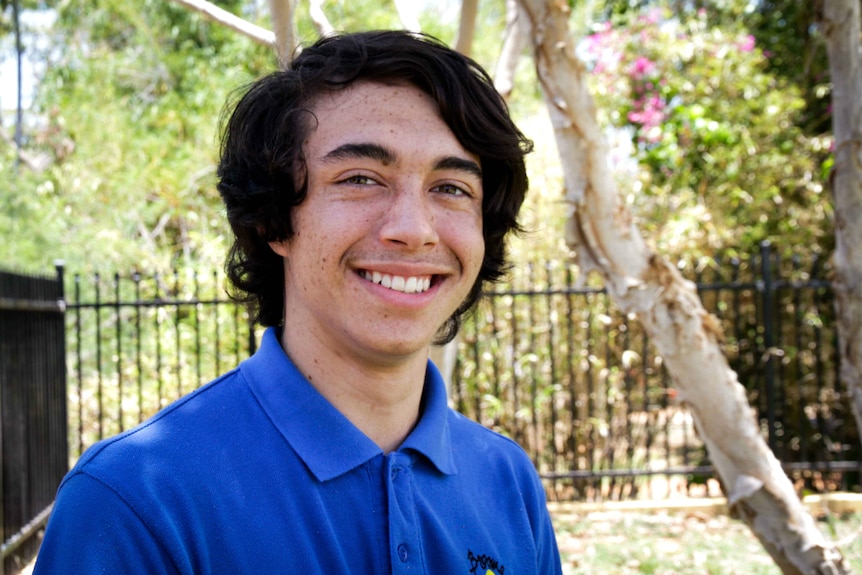 Photograph of 2018 Heywire winner Dillon Louvel, Broome, WA.