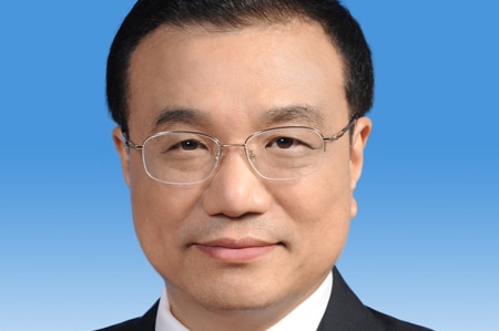 A head and shoulders shot of Li Keqiang.