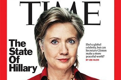 Hillary Clinton's 'devil horns' on Time magazine cover