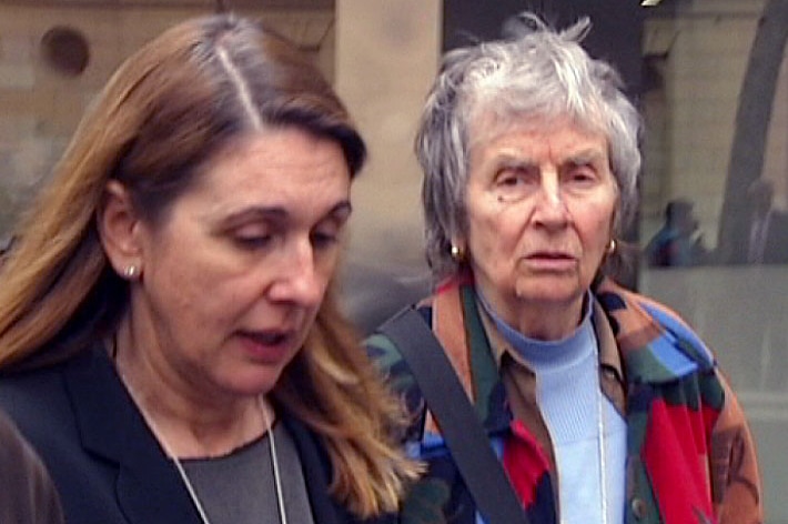 Dr Eileen Slack, former Winlaton superintendent, outside royal commission