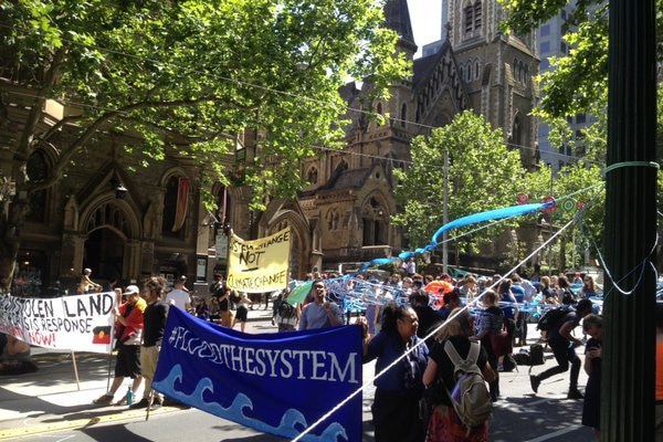 Protesters call for action on climate change