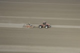 Grading empty fields at Tandou cotton farm