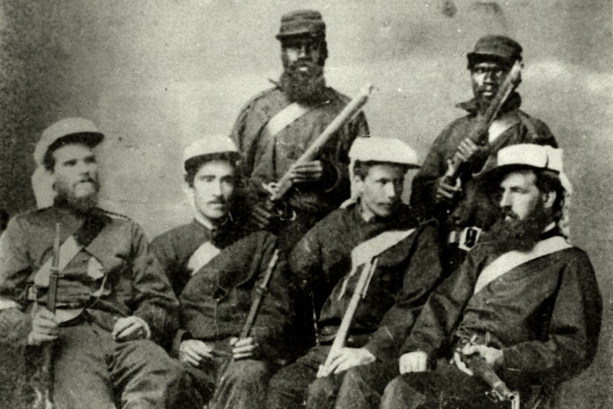 Members of the Clermont gold escort 1867