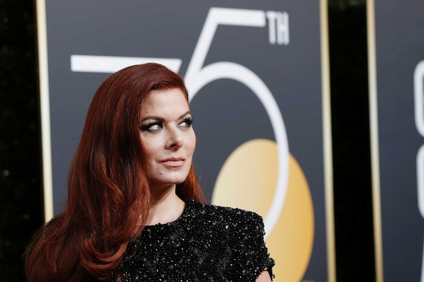 Debra Messing red carpet