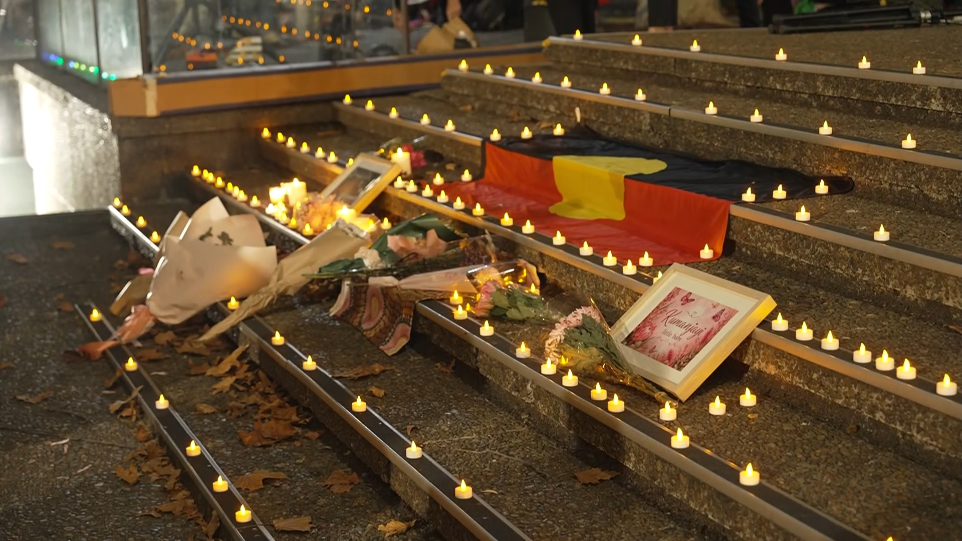 Kumanjayi Little Baby remembered at vigils across the country