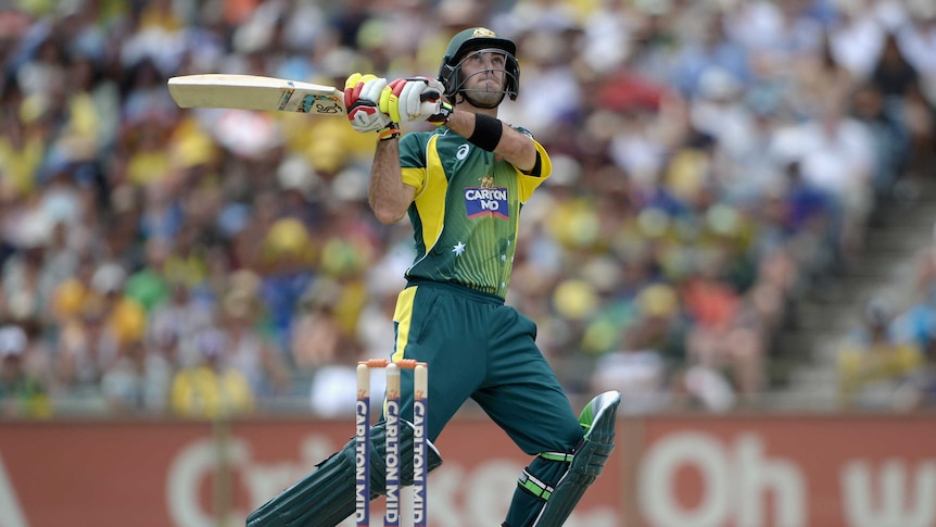 Maxwell hits out against England