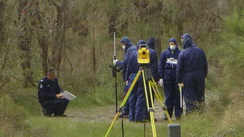 Forensic police in Kings Park