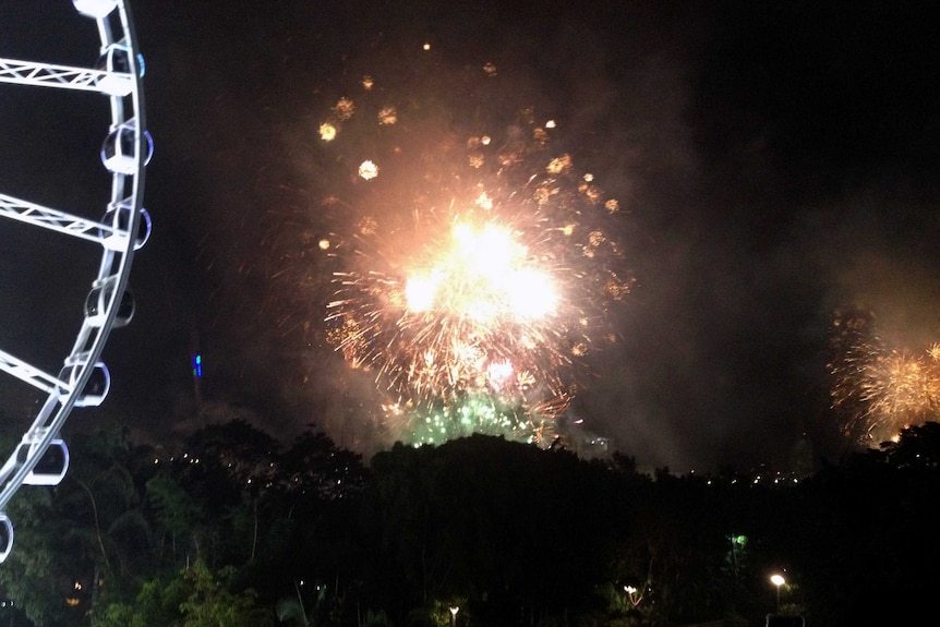 Brisbane fireworks