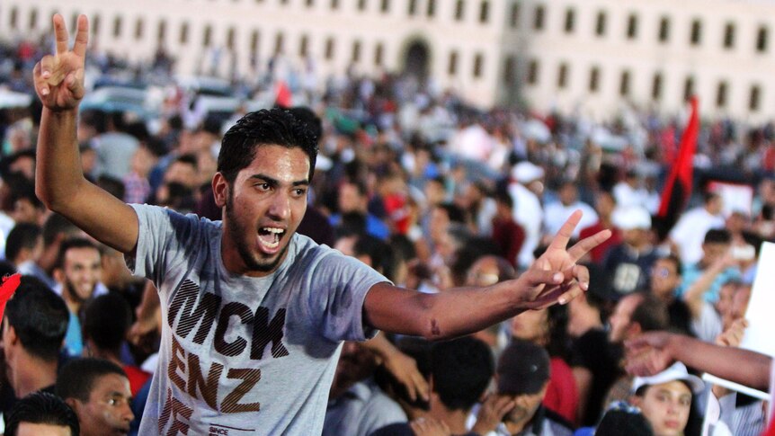 Libyans protest in Benghazi