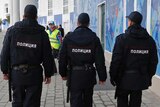 Security guards in Sochi