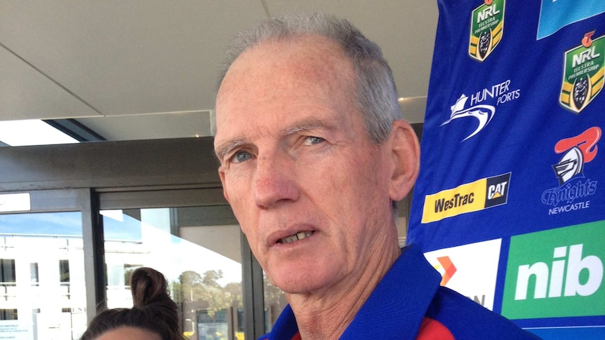 Newcastle Knights coach Wayne Bennett