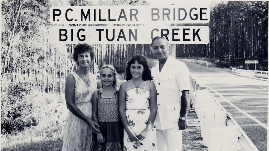 The Millars at the opening of the PC Millar Bridge.