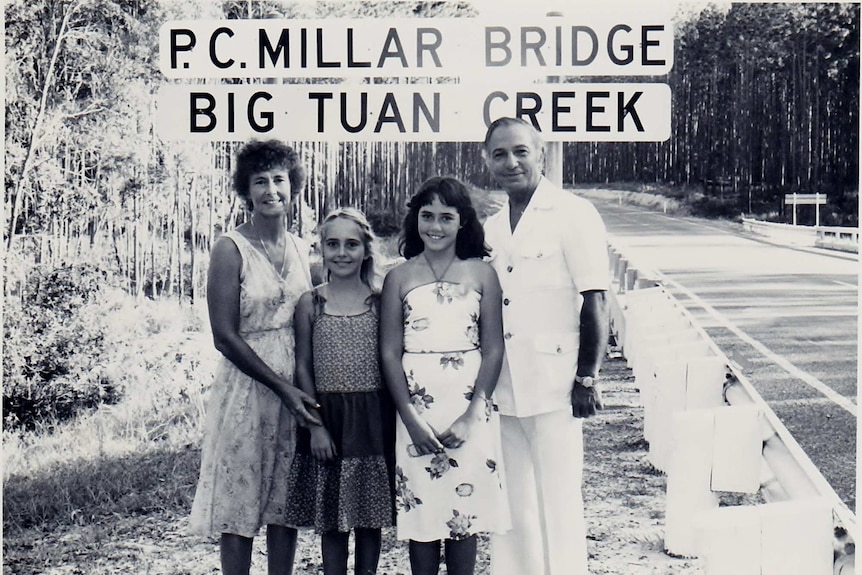 The Millars at the opening of the PC Millar Bridge.