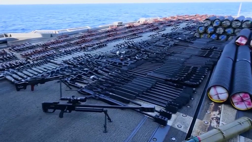 US Navy Seizes Thousands Of Weapons In Arabian Sea Likely Bound For   50c5ed4d91ac0486841801366e4784d4