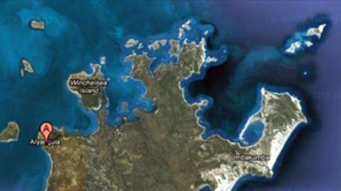 Satellite image of Groote Eylandt