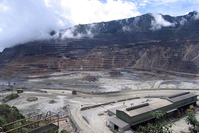 Ok Tedi mine in Papua New Guinea