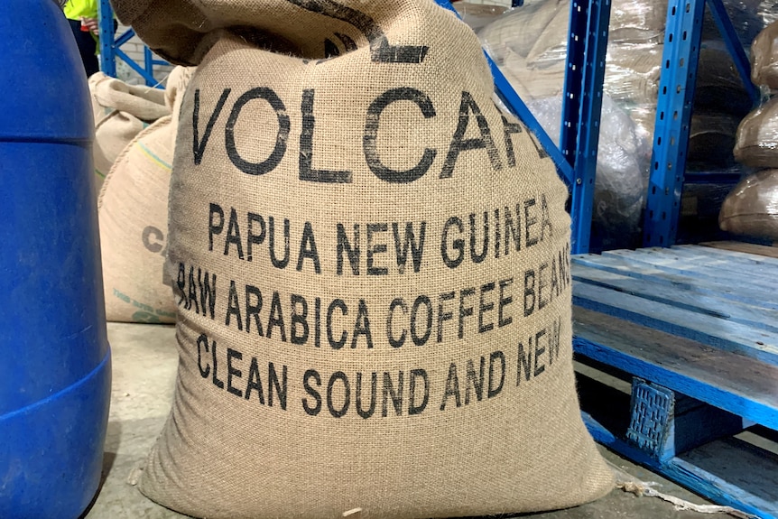 A coffee bag.